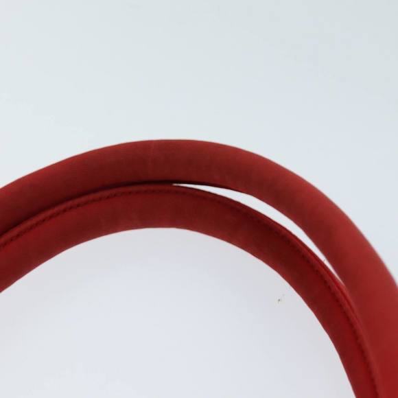 PRADA Hand Bag Nylon Red Auth ar11857 - Picture 8 of 16